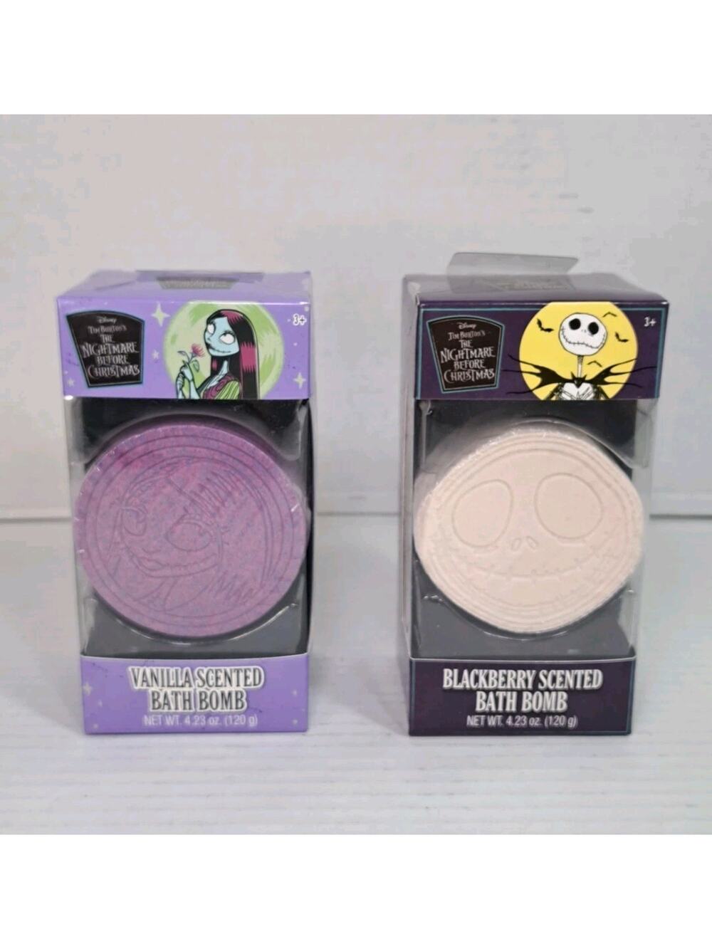 Disney Nightmare Before Christmas Bath Bombs Jack Skellington Sally Set Scented